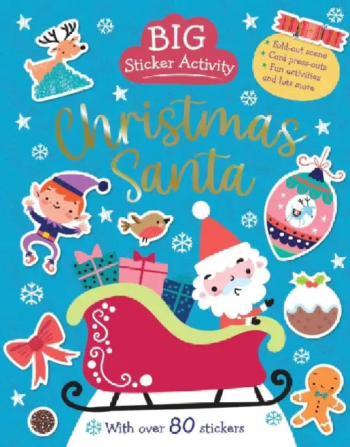 Big Sticker Activity: Christmas Santa