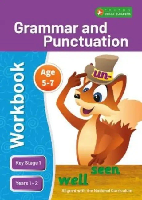 KS1 Grammar and Punctuation Workbook for Ages 5-7 (Years 1 - 2) Perfect for learning at home or use in the classroom by Foxton Books