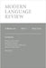 Modern Language Review (120.2) April 2025 by Wheeler, Duncan
