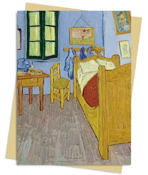 Vincent Van Gogh: Bedroom at Arles Greeting Card: Pack of 6 by Flame Tree Studio