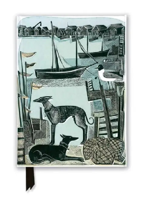 Angela Harding: Harbour Whippets (Foiled Journal) by Flame Tree Studio