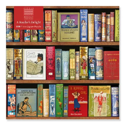 Adult Jigsaw Puzzle Bodleian Libraries: Three Shelves (500 Pieces): 500-Piece Jigsaw Puzzles by Flame Tree Studio
