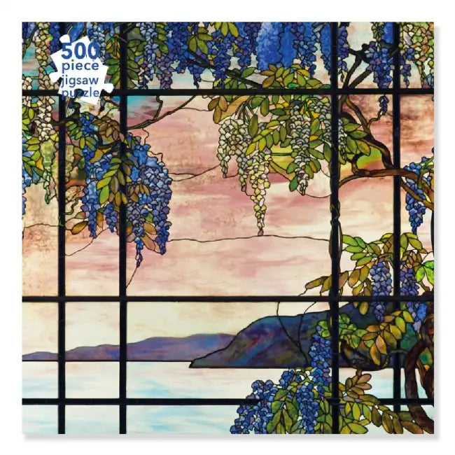 Adult Jigsaw Puzzle Tiffany Studios: View of Oyster Bay (500 Pieces): 500-Piece Jigsaw Puzzles by Flame Tree Studio