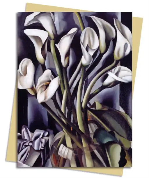 Tamara de Lempicka: Arums Greeting Card: Pack of 6 by Flame Tree Studio