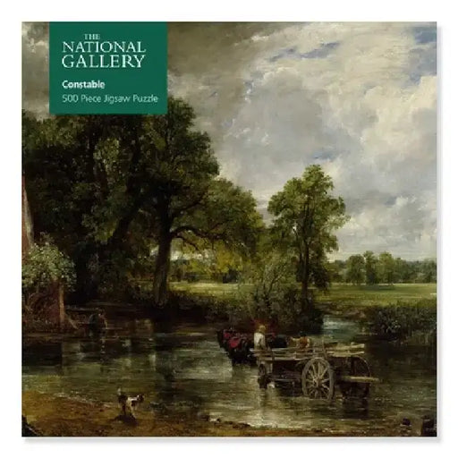 Adult Jigsaw Puzzle National Gallery: John Constable: The Hay Wain (500 Pieces): 500-Piece Jigsaw Puzzles by Flame Tree Studio