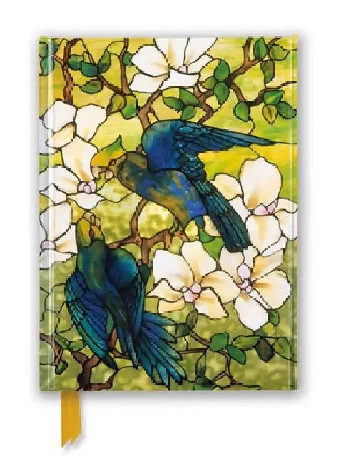 Louis Comfort Tiffany: Hibiscus and Parrots (Foiled Journal) by Flame Tree Studio
