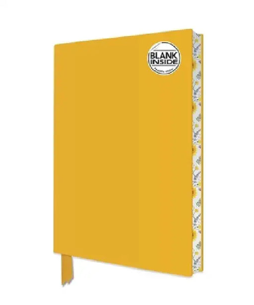 Sunny Yellow Blank Artisan Notebook (Flame Tree Journals) by Flame Tree Studio