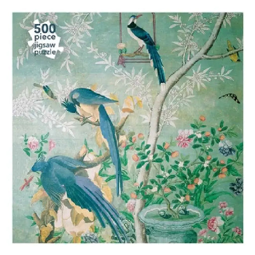 Adult Jigsaw Puzzle John James Audubon: Magpie Jays (500 Pieces): 500-Piece Jigsaw Puzzles by Flame Tree Studio