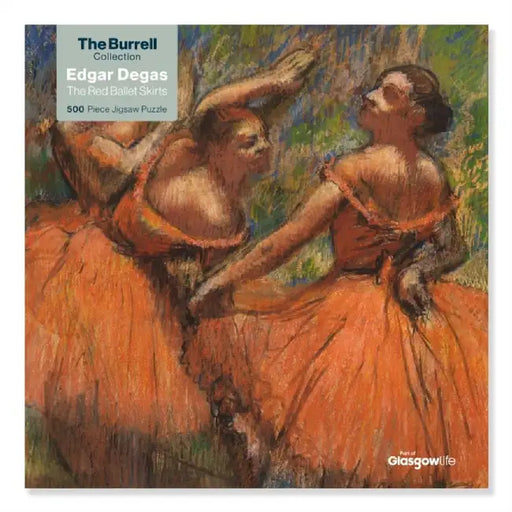 Adult Jigsaw Puzzle Glasgow Museums: Red Ballet Skirts by Edgar Degas (500 Pieces): 500-Piece Jigsaw Puzzles by Flame Tree Studio