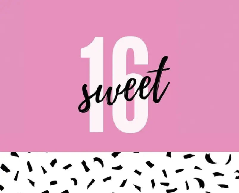 Happy 16th Birthday Guest Book (Landscape Hardcover): Sweet Sixteen Guest book, party and birthday celebrations decor, memory book, 16th birthday, hap by Lulu and Bell