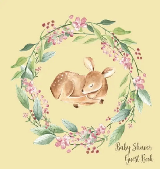 Woodland Baby Shower Guest Book (Hardcover) by Lulu and Bell