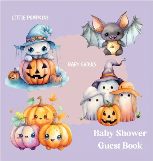 Halloween Baby Shower Guest Book (hardback) by Lulu and Bell