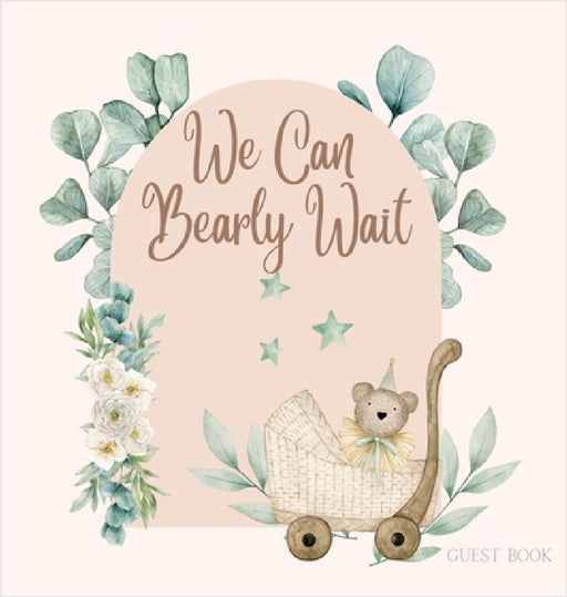 Bear Baby Shower Guest Book (hardback) by Lulu and Bell