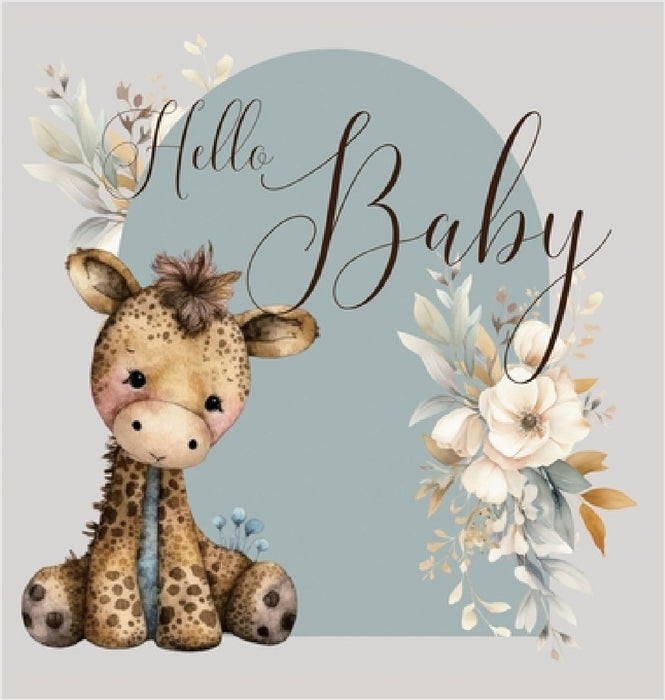 Hello Baby, Baby Shower Guest Book (hardback) by Lulu and Bell