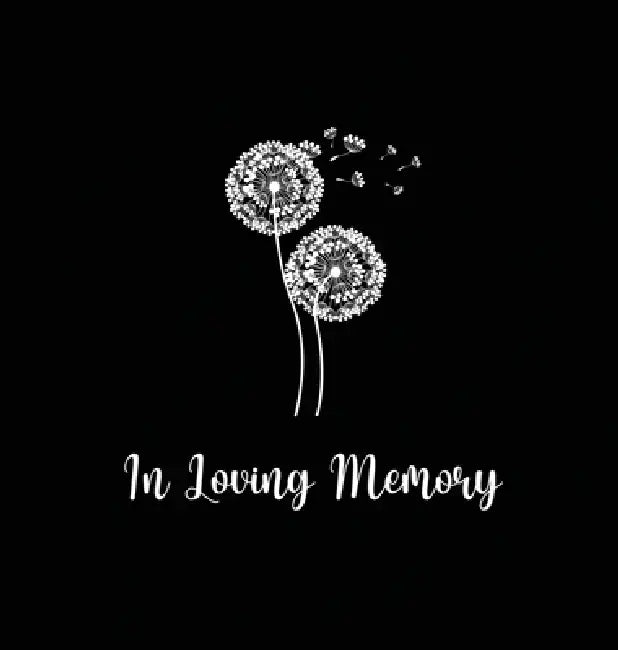 Celebration of life, funeral book, Condolence book to sign (Hardback cover) by Lulu and Bell