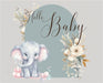 Hello Baby, Baby Shower hardback Guest Book (landscape) by Lulu and Bell