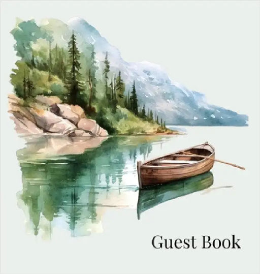 Guest book (hardback), comments book, guest book to sign, vacation home, holiday home, visitors comment book by Bell, Lulu and
