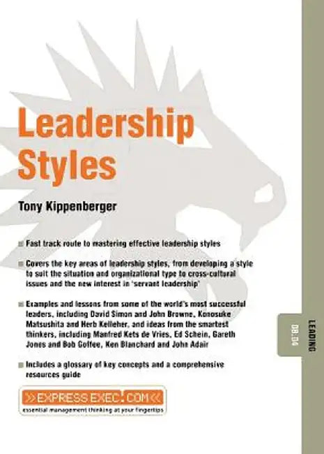 Leadership Styles: Leading 08.04 by Tony Kippenberger