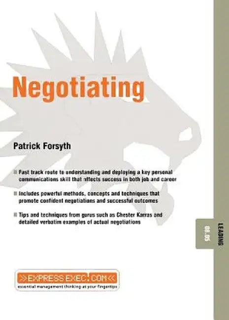 Negotiating: Leading 08.05 by Patrick Forsyth