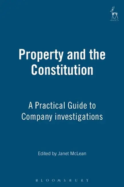 Property and the Constitution by Janet R. MacLean