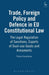 Trade Foreign Policy and Defence in Eu Constitutional Law by Panos Koutrakos