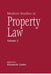 Modern Studies in Property Law: Volume 3 by Elizabeth Cooke