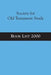 Society for Old Testament Study Book List 2000 by Lester L. Grabbe