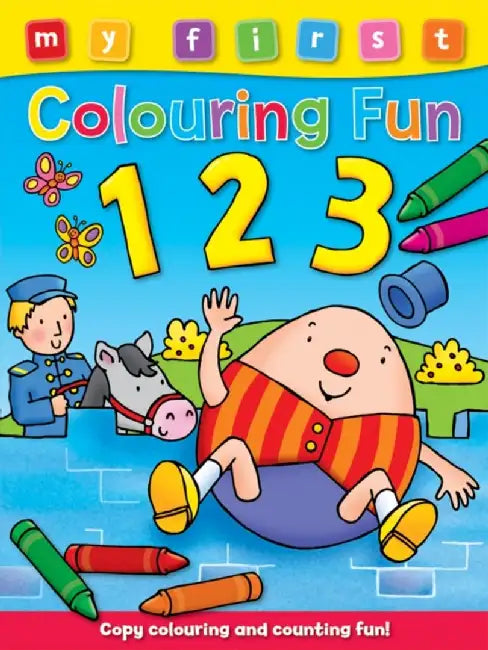 My First Colouring Fun - 123: Copy the Colors to Complete the Picture by Anna Award