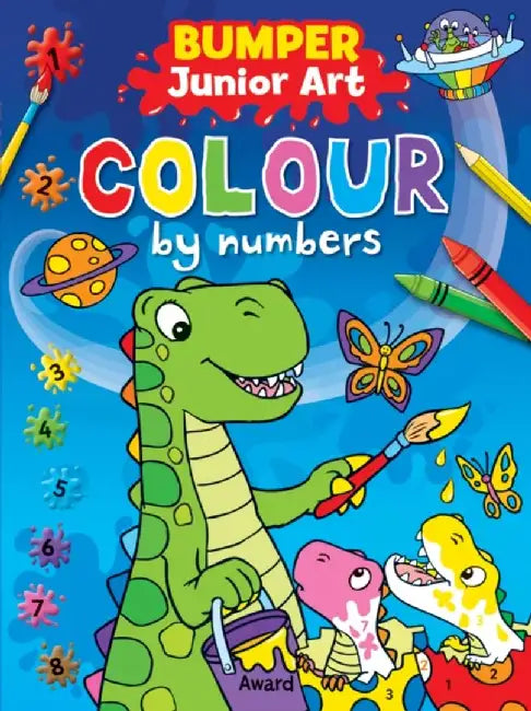 Bumper Junior Art Colour by Numbers by Angela Hewett
