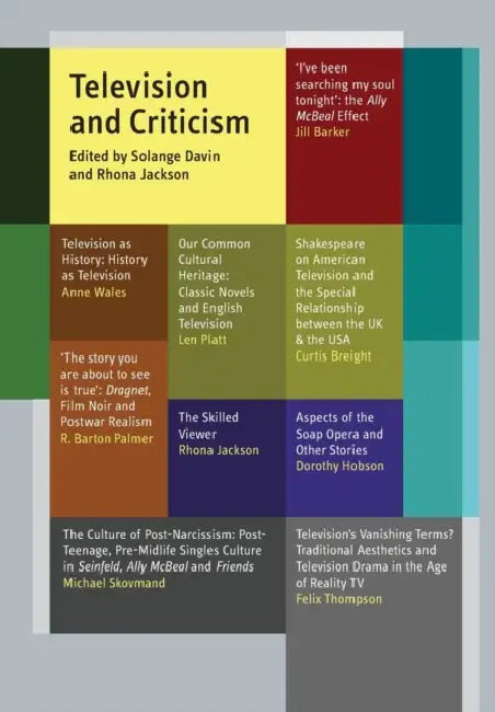 Television and Criticism by Solange Davin, Rhona Jackson