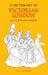Dictionary of Victorian London Hb: An A-Z of the Great Metropolis by Lee Jackson