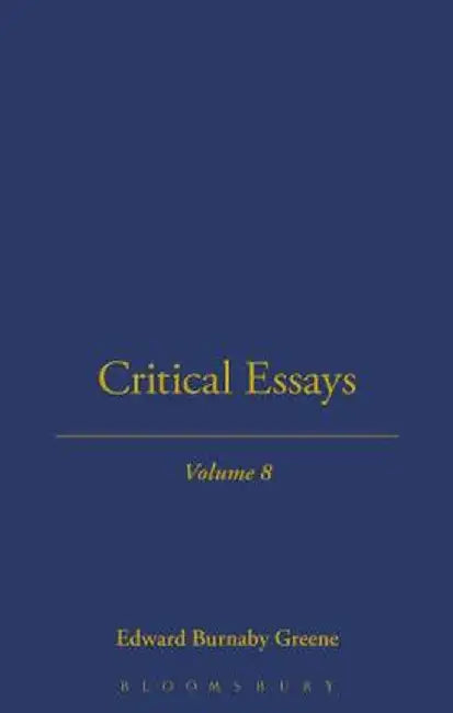 Critical Essays by Edward Burnaby Greene
