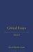 Critical Essays by Edward Burnaby Greene