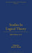 Studies in Logical Theory by Jennifer Dewey