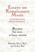 Essays on Renaissance Music in Honour of David Fallows: Bon Jour, Bon Mois Et Bonne Estrenne by Fabrice Fitch, Jacobijn Kiel, Adam Knight Gilbert