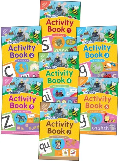 Jolly Phonics Activity Books 1-7 by Sara Wernham