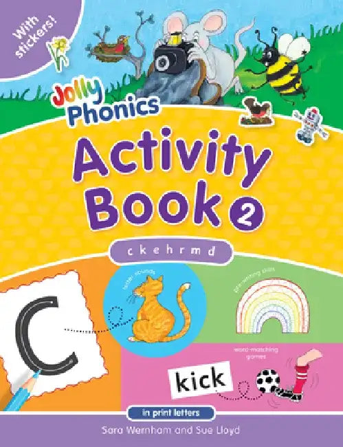 Jolly Phonics Activity Book 2 (in Print Letters) by Sara Wernham