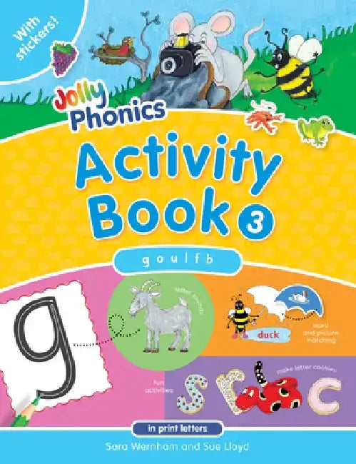 Jolly Phonics Activity Book 3 (in Print Letters) by Sara Wernham