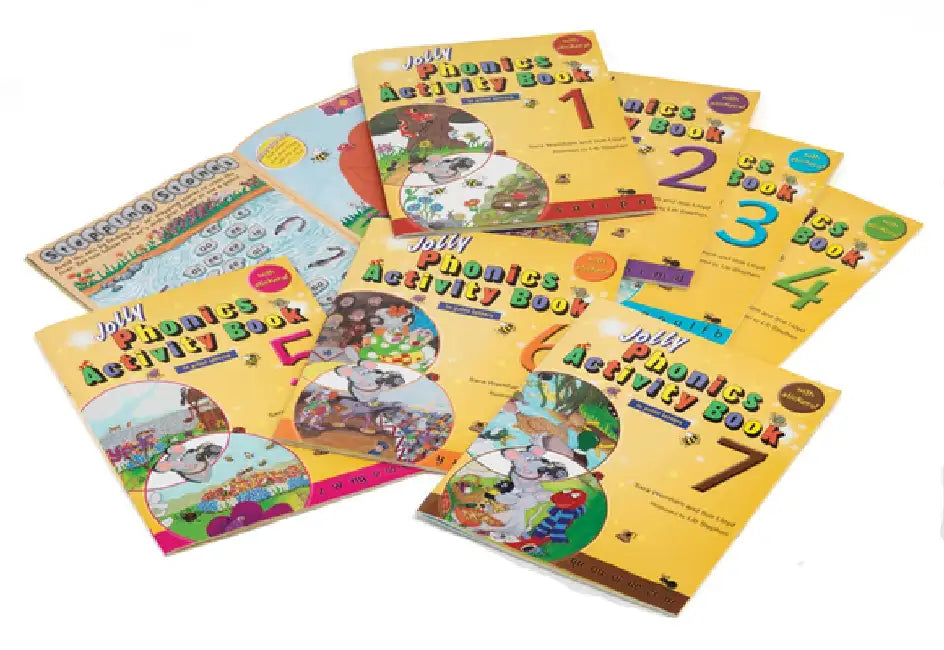 Jolly Phonics Activity Books 1-7 (in Print Letters) by Sara Wernham