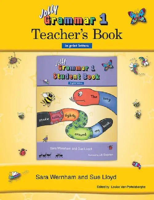 Jolly Grammar 1 Teacher's Book (in Print Letters) by Sue Lloyd