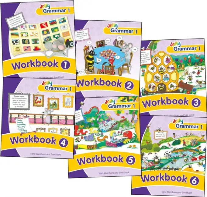Grammar 1 Workbooks 1-6 by Sara Wernham