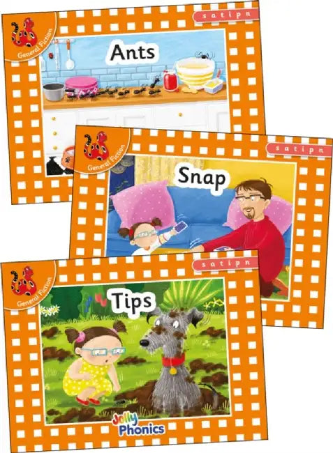 Jolly Phonics Orange Level Readers Set 1 by Louise Van-Pottelsberghe
