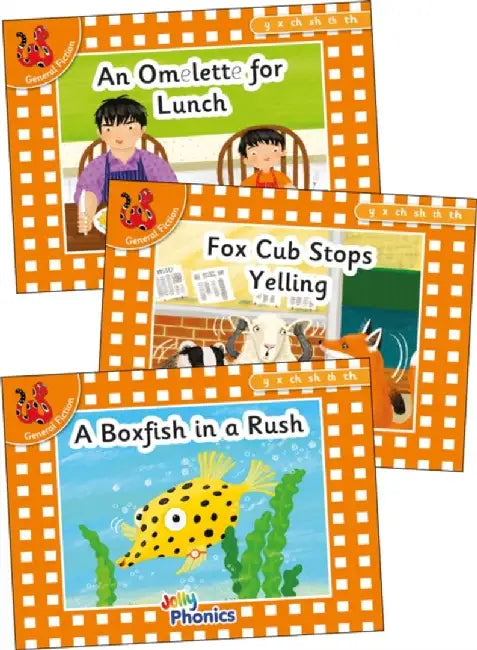 Jolly Phonics Orange Level Readers Set 6 by Louise Van-Pottelsberghe