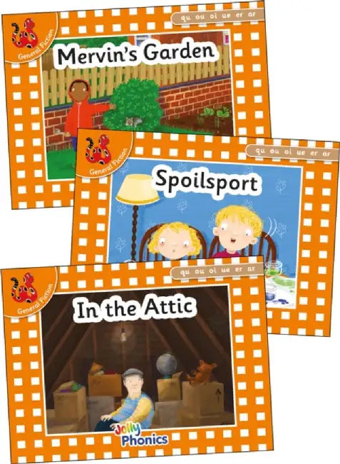 Jolly Phonics Orange Level Readers Set 7 by Louise Van-Pottelsberghe