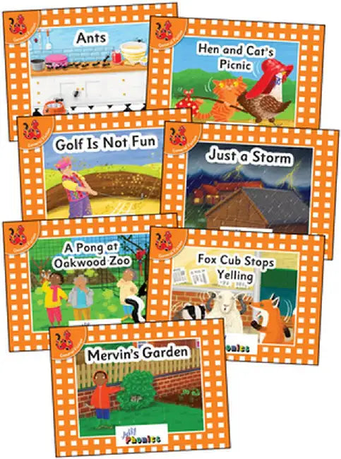 Jolly Phonics Orange Level Readers Complete Set: In Print Letters (American English Edition) by Louise Van-Pottelsberghe