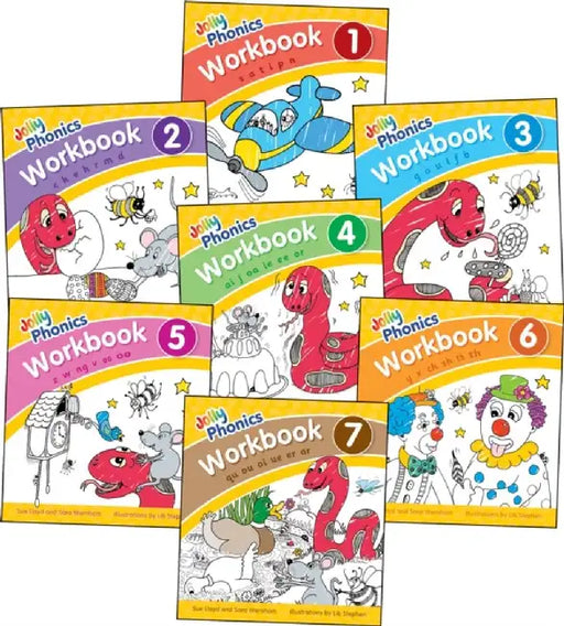 Jolly Phonics Workbooks 1-7 by Sara Wernham