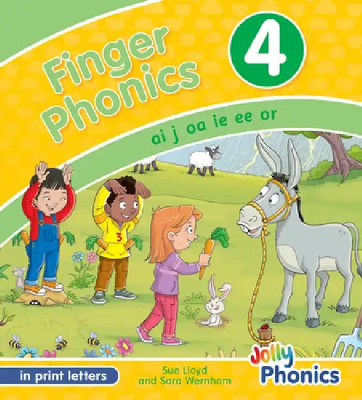 Finger Phonics Book 4: In Print Letters (American English Edition) by Sara Wernham