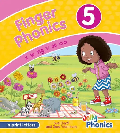 Finger Phonics Book 5: In Print Letters (American English Edition) by Sara Wernham