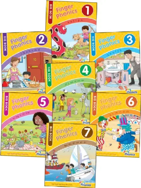 Finger Phonics Big Books 1-7 by Sara Wernham