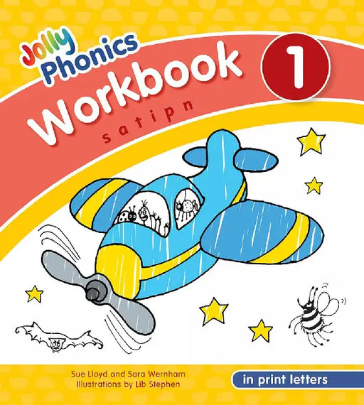 Jolly Phonics Workbook 1: In Print Letters (American English Edition) by Sue Lloyd